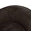 vidaXL hundesofa 69x49x40 cm plys brun
