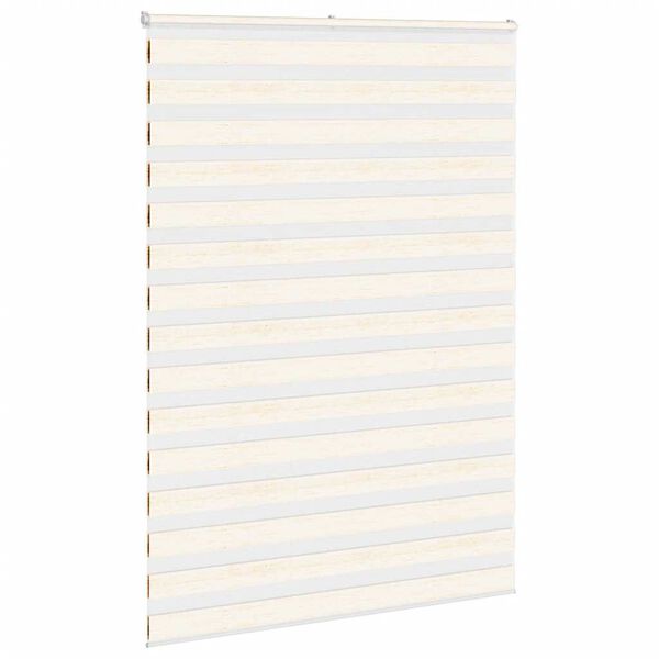 vidaXL zebragardin marmorbeige 155x200 cm stofbredde 150,9cm polyester