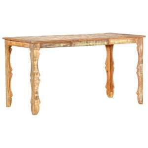 vidaXL spisebord 140x70x76 cm massivt genbrugstr&aelig;