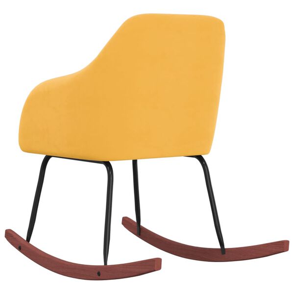 vidaXL gyngestol fl&oslash;jl gul