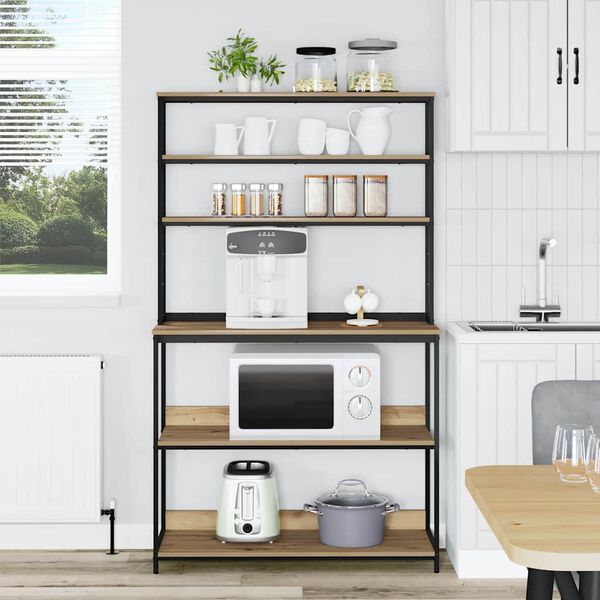 vidaXL K&oslash;kkenhylde Artisan Egetr&aelig; 100 x 40 x 168 cm Konstrueret tr&aelig;