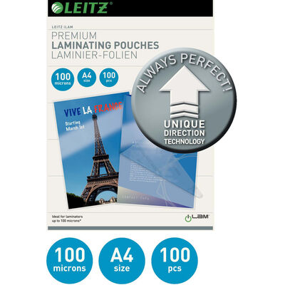 Leitz lamineringslommer ILAM 100 stk. 100 mikrometer A4