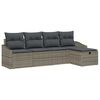 vidaXL Sofa S&aelig;t 6 stk. polyrattan
