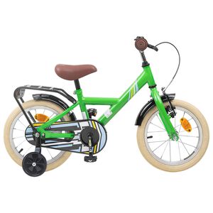 vidaXL B&oslash;rnecykel 12 tommer til 2-4 &aring;r gamle Gr&oslash;n