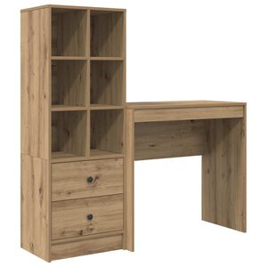 vidaXL Bord Artisan Egetr&aelig; 125,5 x 40 x 127 cm 2 stk.