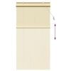 vidaXL Rullegardin med gardiner Natur 100 x 220 cm Bambus