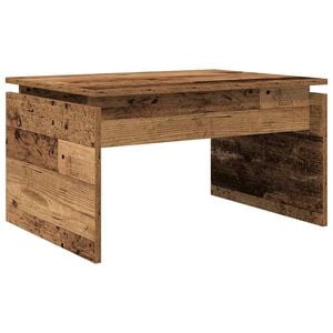 vidaXL sofabord 68x50x38 cm spånplade gammelt træ