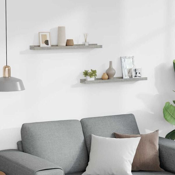 vidaXL v&aelig;ghylder 2 stk. 60x9x3 cm betongr&aring;