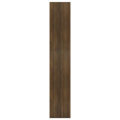 vidaXL bogskab/rumdeler 60x30x166 cm spånplade brun eg