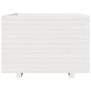 vidaXL plantekasse 70x70x49,5 cm massivt fyrretræ hvid