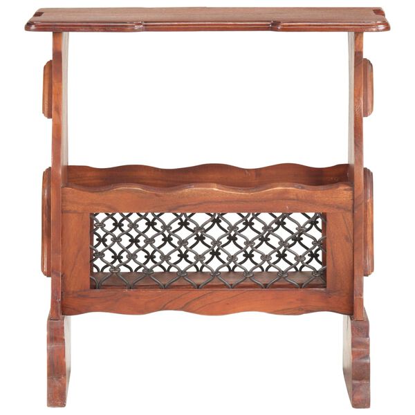 vidaXL magasinholder 50x30x53 cm massivt akacietr&aelig;