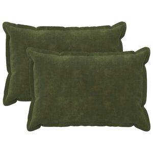 vidaXL Pudebetr&aelig;k 2 pcs HOUTEN Gr&oslash;n 30 x 50 cm Mikrofiber Fleece