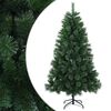 vidaXL Kunstigt juletr&aelig; 120 cm PVC og metal Gr&oslash;n