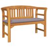 vidaXL Roseb&aelig;nk Naturlig 114 x 46 x 82,5 cm Massivt Akacietr&aelig;