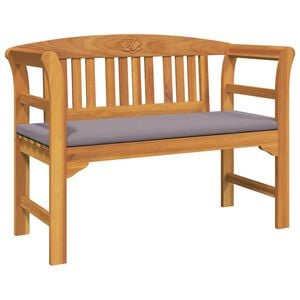 vidaXL Roseb&aelig;nk Naturlig 114 x 46 x 82,5 cm Massivt Akacietr&aelig;