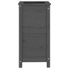 vidaXL plantekasse 40x40x78 cm massivt fyrretræ grå