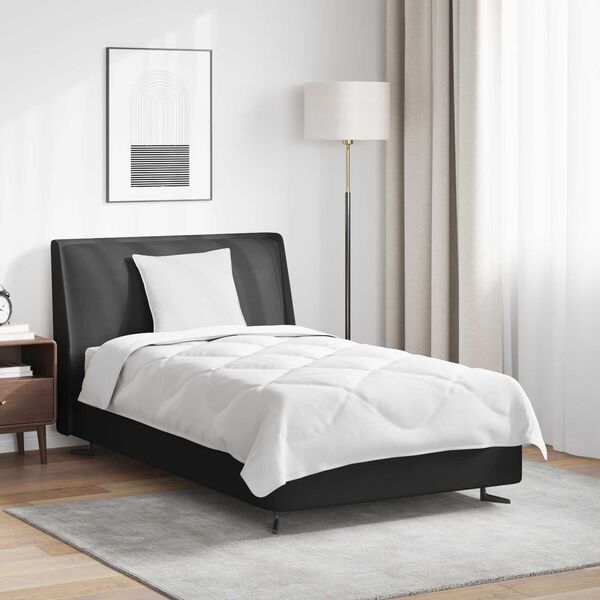 vidaXL Årsdækkende Dyne med pude 2 pcs Hvid Microfiber