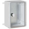 vidaXL Kontrolskab Gr&aring; 28 x 13 x 28 cm ABS Plastik