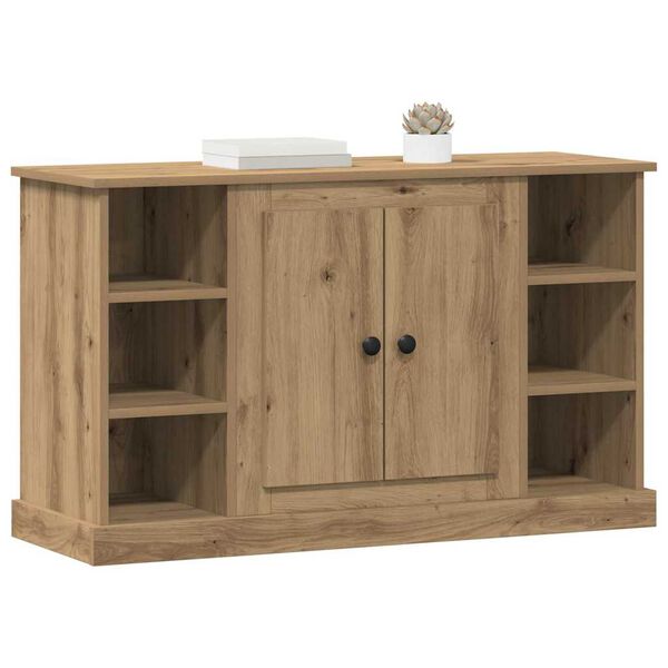 vidaXL Sideboard Artisan Egetr&aelig; 100 x 35,5 x 60 cm Konstrueret tr&aelig;