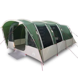 vidaXL 8-personers campingtelt vandt&aelig;t gr&oslash;n