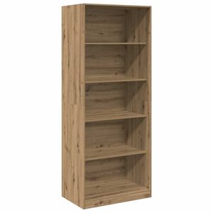 vidaXL kl&aelig;deskab 80x50x200 cm konstrueret tr&aelig; egetr&aelig;sfarve