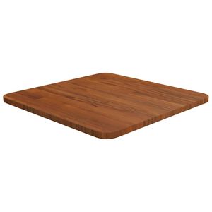 vidaXL firkantet bordplade 40x40x1,5 cm behandlet massivt eg m&oslash;rkebrun