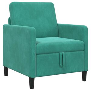 vidaXL Sofa med opbevaring Turkis 72 x 78 x 87 cm Polyester