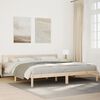 vidaXL ekstra lang sengeramme uden madras 180x220 cm massivt fyrretr&aelig;