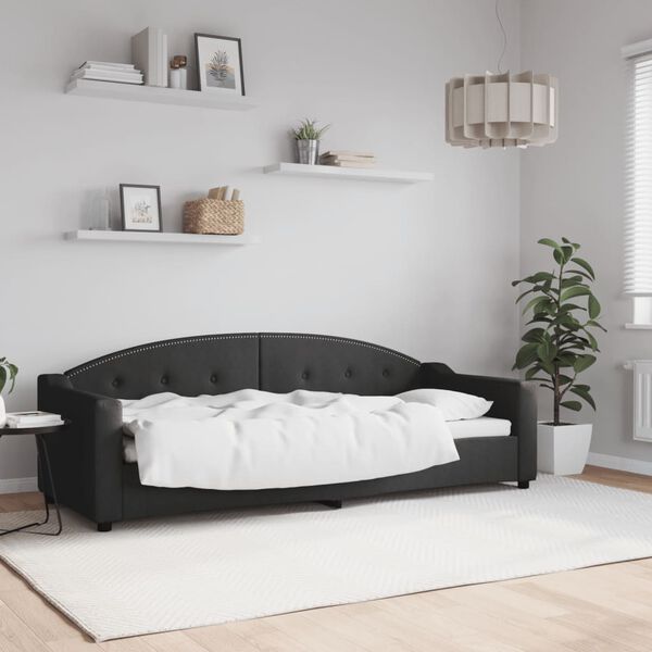 vidaXL daybed 80x200 cm stof sort
