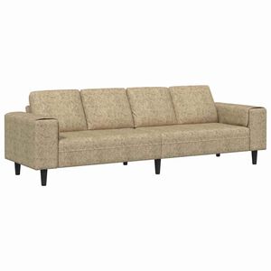 vidaXL Stue Sofa Lysegr&aring; 250 x 77 x 76 cm