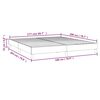 vidaXL Boxspring sengeramme 180x200 cm stof gråbrun