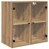 vidaXL V&aelig;gskab 68 x 37 x 68,5 cm Konstrueret tr&aelig; Artisan Egetr&aelig;