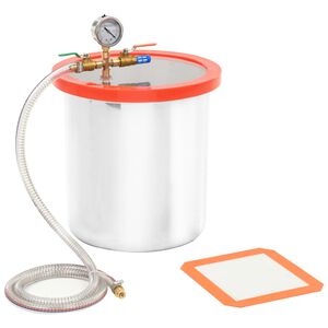 vidaXL vakuumkammer rustfrit st&aring;l 18,9 l