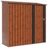 vidaXL Haveskure Brun 203 x 85,5 x 200 cm Metal