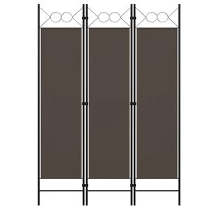 vidaXL 3-panels rumdeler 120x180 cm antracitgr&aring;