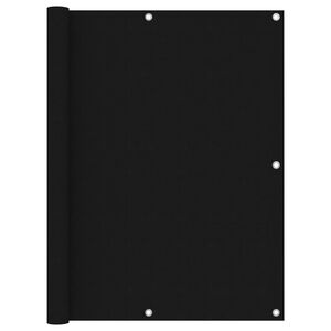 vidaXL altanafsk&aelig;rmning 120x500 cm oxfordstof sort