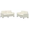 vidaXL sofasæt 2 dele velour cremefarvet