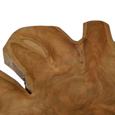 vidaXL sofabord (60-70) x 45 cm teaktræ
