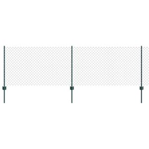 vidaXL Hegn med post Gr&oslash;n