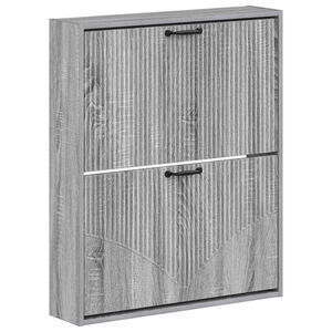 vidaXL V&aelig;gmonteret Skoskab HOORN 71 x 17 x 86 cm Konstrueret tr&aelig;