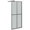 vidaXL brusev&aelig;g 90x195 cm m&oslash;rk h&aelig;rdet glas