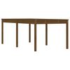 vidaXL havebord 203,5x100x76 cm massivt fyrretr&aelig; gyldenbrun