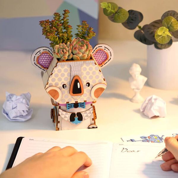 Robotime byggesæt blomsterkrukke Koala