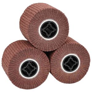 vidaXL Sliberuller 3 stk. Brun 12 x 12 x 10 cm Syntetiske fibre