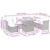 vidaXL sofas&aelig;t til haven 9 dele med hynder polyrattan beige