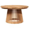vidaXL Sidebord Brun 70 x 70 x 40 cm Massiv Teaktr&aelig;