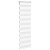 vidaXL zebragardin hvid 50x100 cm stofbredde 45,9 cm polyester