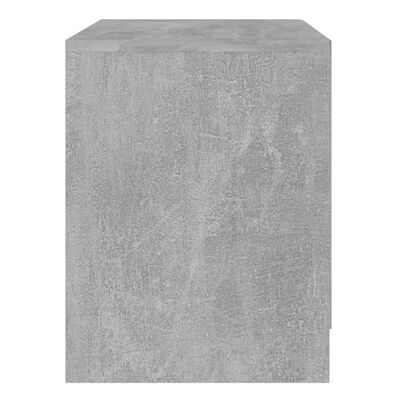 vidaXL sengeborde 2 stk. 45x34,5x44,5 cm konstrueret træ betongrå