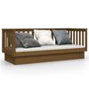 vidaXL daybed 75x190 cm massivt fyrretr&aelig; gyldenbrun