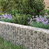 vidaXL gabion-højbed 800x100x20 cm galvaniseret stål